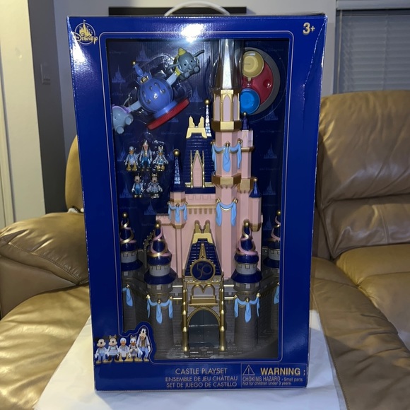 DISNEY Cinderella Castle Light Up Play Set Walt Disney World 50th Annive… - Picture 3 of 17